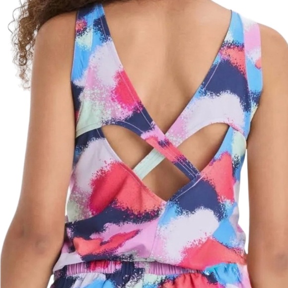 Girls XS All In Motion Romper with Pockets - Picture 3 of 5